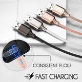 Auto Cut-off Fast Charging Nylon Cable