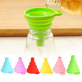 2 Piece Set Mini Portable Silicone Collapsible Water Funnel - ModernKitchenMaker.com