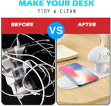 Wireless Charger With Touch-Control Silicone Mushroom Night Light For Bedroom