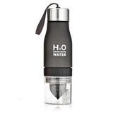 Ideal H2O Fruit and Water Bottle Black Water Bottles