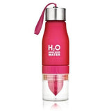 Ideal H2O Fruit and Water Bottle Red Water Bottles