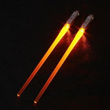 Light-It-Up LED Glowing Chopsticks (1 pair) Orange Chopsticks