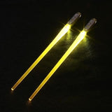 Light-It-Up LED Glowing Chopsticks (1 pair) Yellow Chopsticks