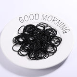 100PCS Girls Nylon Rubber Bands