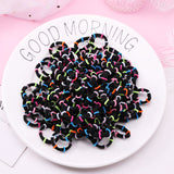 100PCS Girls Nylon Rubber Bands