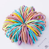 100PCS Girls Nylon Rubber Bands