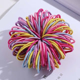 100PCS Girls Nylon Rubber Bands