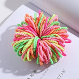 100PCS Girls Nylon Rubber Bands