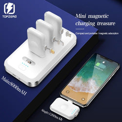 Mini Portable Magnetic Power Bank LED Light