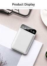 Mini Dual USB Power Bank With LED Display 10000mAh