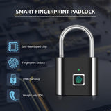 Fingerprint Smart Keyless USB Rechargeable Padlock