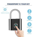 Fingerprint Smart Keyless USB Rechargeable Padlock