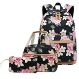 Floral Backpack Set USB