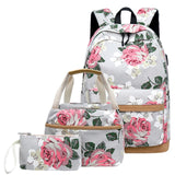 Floral Backpack Set USB