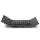 Fordable Wireless Keyboard with Touch-pad