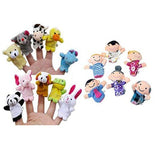 16 pcs Popular Family Finger fantoches de dedo Puppets Cloth Doll Baby hand Toy Story Kids Educational Toys for children baby - ourkids-shop