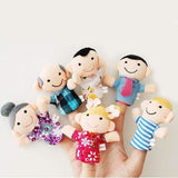 16 pcs Popular Family Finger fantoches de dedo Puppets Cloth Doll Baby hand Toy Story Kids Educational Toys for children baby - ourkids-shop