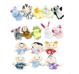 16 pcs Popular Family Finger fantoches de dedo Puppets Cloth Doll Baby hand Toy Story Kids Educational Toys for children baby - ourkids-shop