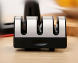 Kitchen Knife Sharpener Quick Professional Knife Sharpener with 3 Stages of Sharping - ModernKitchenMaker.com