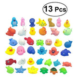 13pcs Baby Kids Bath Time Fun Sea Animals Bathtub Toys Floating Soft Bath Toys - ourkids-shop