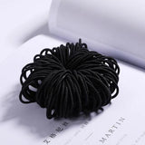 100PCS Girls Nylon Rubber Bands