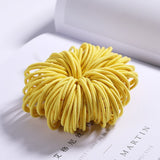 100PCS Girls Nylon Rubber Bands