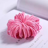 100PCS Girls Nylon Rubber Bands