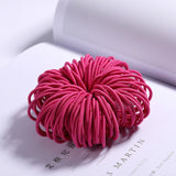 100PCS Girls Nylon Rubber Bands