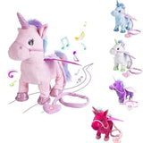 Electric Walking Unicorn Plush Toy For Children Christmas Gifts - ourkids-shop