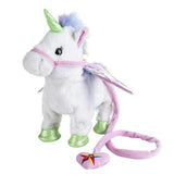 Electric Walking Unicorn Plush Toy For Children Christmas Gifts - ourkids-shop