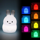 Mini LED Silicone 9 Colors Kids Lamp